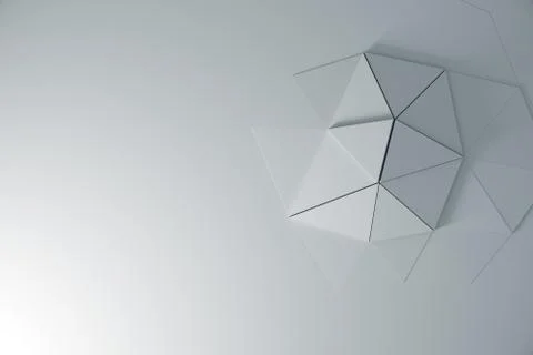 Abstract White Background for presentation Stock Illustration