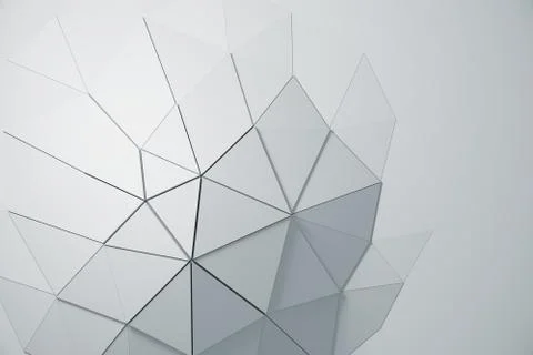 Abstract White Background for presentation Stock Illustration