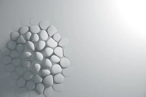 Abstract White Background for presentation Stock Illustration