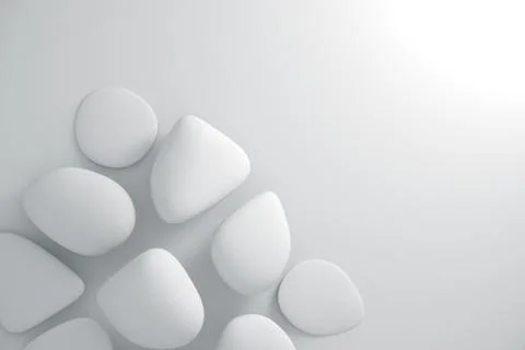 Abstract White Background for presentation Stock Illustration