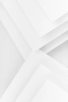 Abstract white background with soft light gradient pattern of stripes, corner Stock Photos