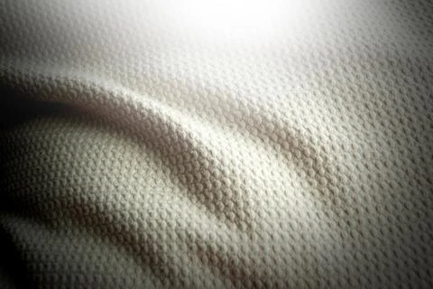 Abstract white background with soft waves Stock Photos