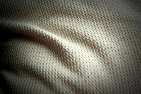 Abstract white background with soft waves Stock Photos