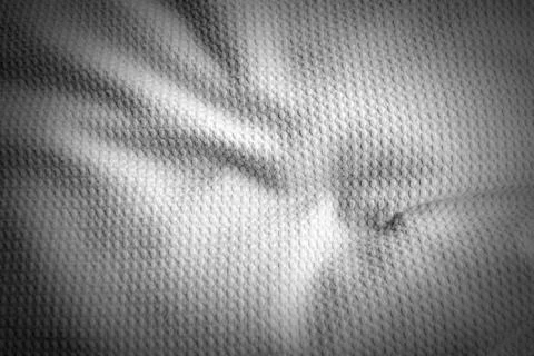 Abstract white background with soft waves Stock Photos