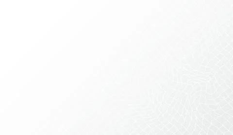 Abstract white background with a subtle gray curved mesh pattern and smooth Stock Illustration