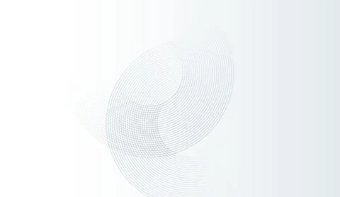 Abstract white background with subtle grey curved line patterns and gentle Stock Illustration