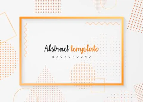 Abstract white background vector template Stock-Illustration
