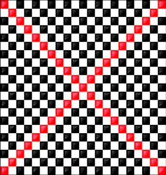 Abstract white black background red sign Stock Illustration