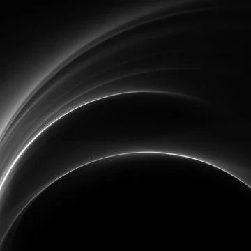 Abstract white black background with waves luxury. 3d illustration, 3d rend.. Stock Illustration