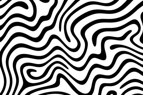 Abstract white black linear pattern. 스톡 일러스트