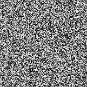 Abstract white to black pixels seamless pattern, monochrome vector background イラスト素材