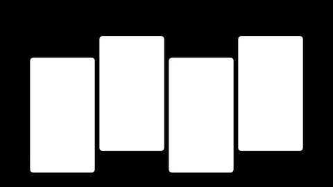 Abstract white blocks transition background Stock Footage 271611991