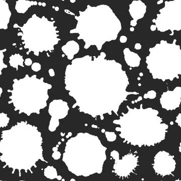 Abstract White Blots Pattern Stock Illustration