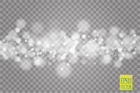 Abstract white bokeh effect explosion with sparks modern design. Glow star burst Stock Illustration
