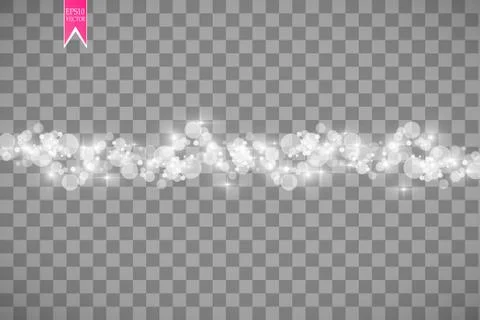 Abstract white bokeh effect explosion with sparks modern design. Glow star burst Stock-Illustration