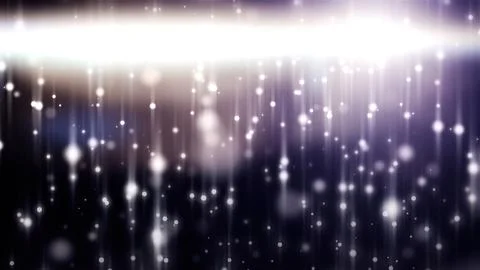 Abstract white bokeh particles Stock Illustration