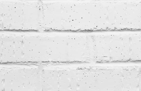 Abstract white brick wall texture depicting in paint colors on an old brick wall Stock Photos