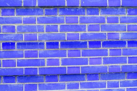 Abstract white brick wall texture depicting in paint colors on an old brick wall Stock Photos