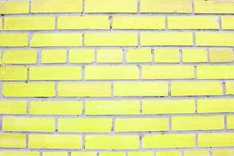Abstract white brick wall texture depicting in paint colors on an old brick wall Stock Photos