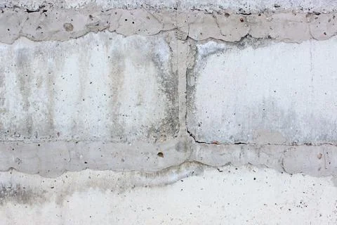 Abstract white brick wall texture depicting in paint colors on an old brick wall Stock Photos