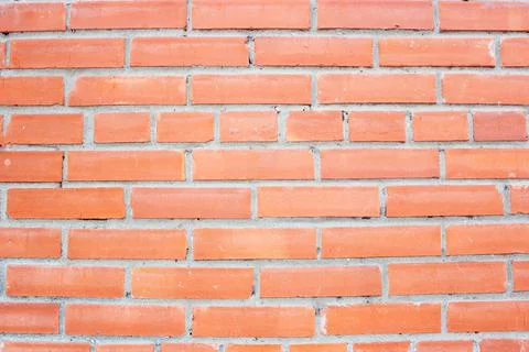 Abstract white brick wall texture depicting in paint colors on an old brick wall Stock Photos