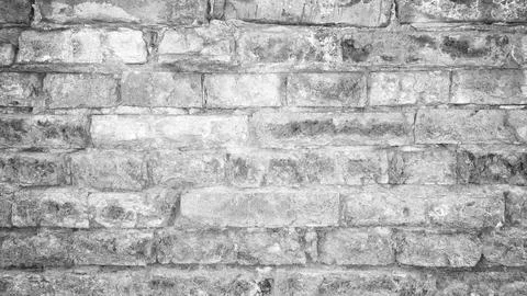 Abstract white brick wall texture for pattern background. wide panorama pictu Foto stock