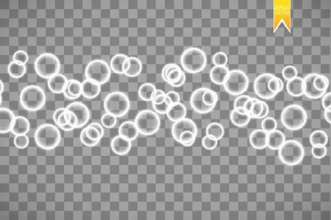 Abstract white bubble effect explosion with light modern design. Stock Illustration