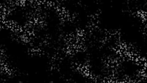 Abstract White Bubble Particles Flowing 4K Seamless Loop Overlay Vidéo 333613295