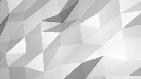 Abstract white cg polygonal crystal surface Stock Footage 112113133