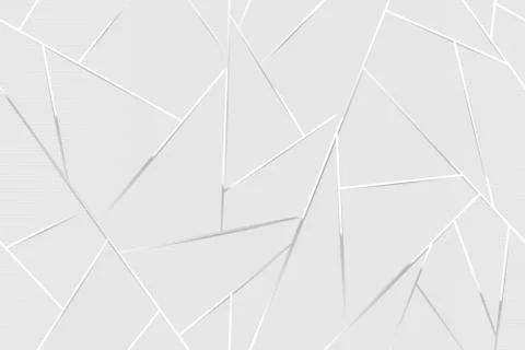 Abstract white chrome lines background Stock Illustration