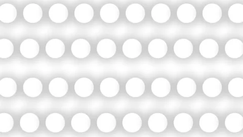 Abstract white circle cube boxes stack wall and moving on background Vídeos de archivo 336549997