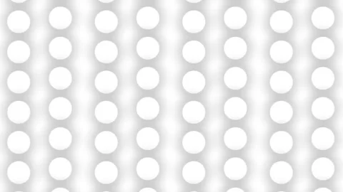 Abstract white circle cube boxes stack wall and moving on background Видео 336550001
