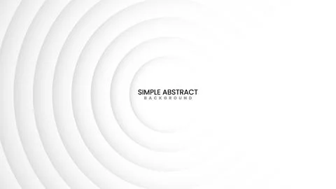 Abstract White Circle Layers Background Vector Stock Illustration