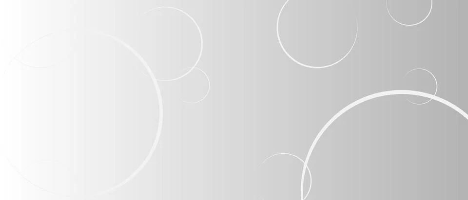 Abstract white circle line on gradient gray background vector Stock Illustration