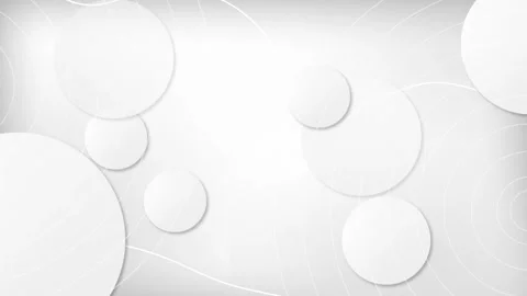 Abstract White circles background 4K Loopable. Stock Footage 280547886