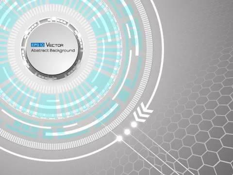 Abstract white circles background Stock Illustration