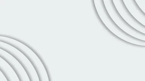 Abstract White Circles Background Loop Minimalist Design. Stock Footage 339127090