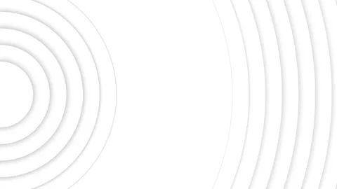 Abstract white circles pristine backdrop loop animation. Video stock 286408929