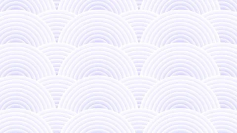 Abstract white circles with shadow background Illustrazione stock