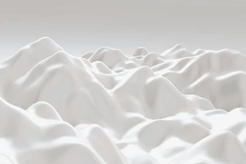 Abstract white cloth or liquid wave or wavy folds of grunge silk texture Stock Illustration