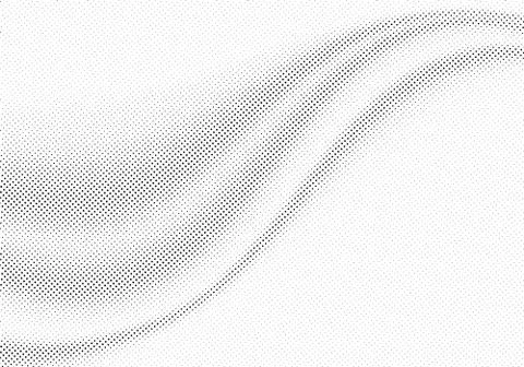 Abstract white cloth smooth soft wave background and texture halftone style. Stock Illustration
