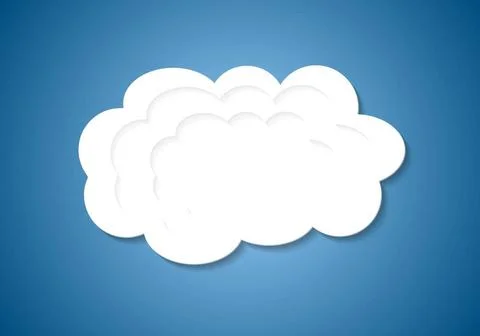 Abstract white cloud background Abstract white cloud vector background Cop... Foto stock