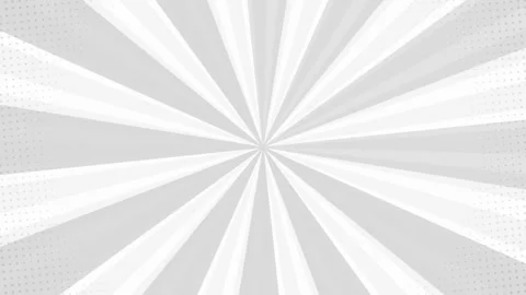 Abstract White Comic Book Radial Sunburst Background - HD Video Stock Footage 340481382