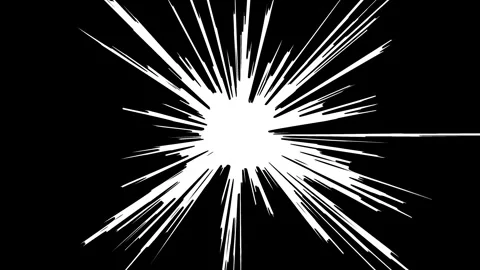Abstract white comic speed lines motion background Stock Footage 321752249