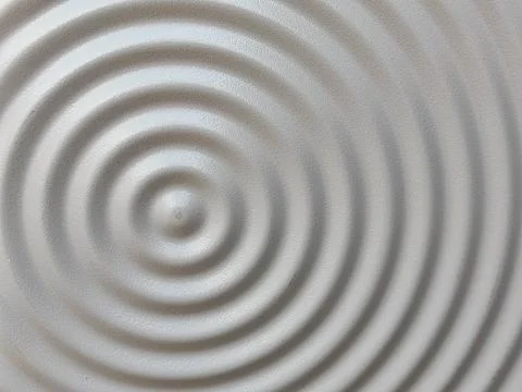 Abstract White Concentric Circular Texture Background Stock Photos