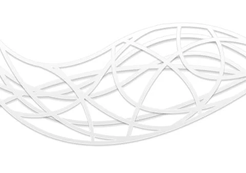Abstract white corporate wavy pattern vector background 스톡 일러스트