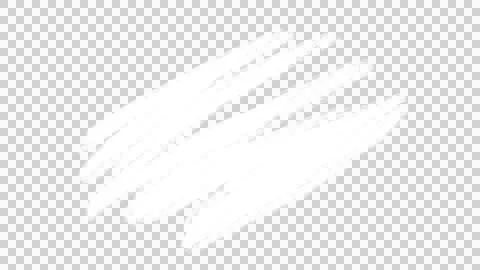 Abstract white crayon scribble design element, transparent background. Illustrazione stock