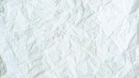 Abstract white crumpled paper texture background. Stock Photos