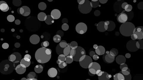 Abstract white defocused blur bokeh dots - seamless looping, alpha, 4K Video stock 78887076