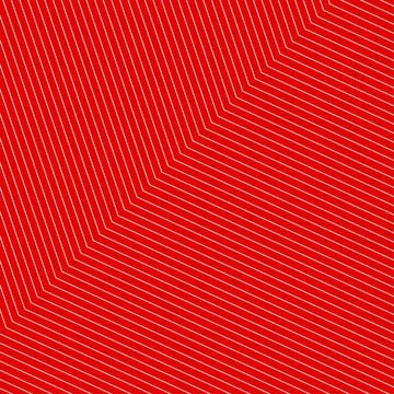 Abstract white diagonal line pattern on vibrant red background geometric Stock Illustration